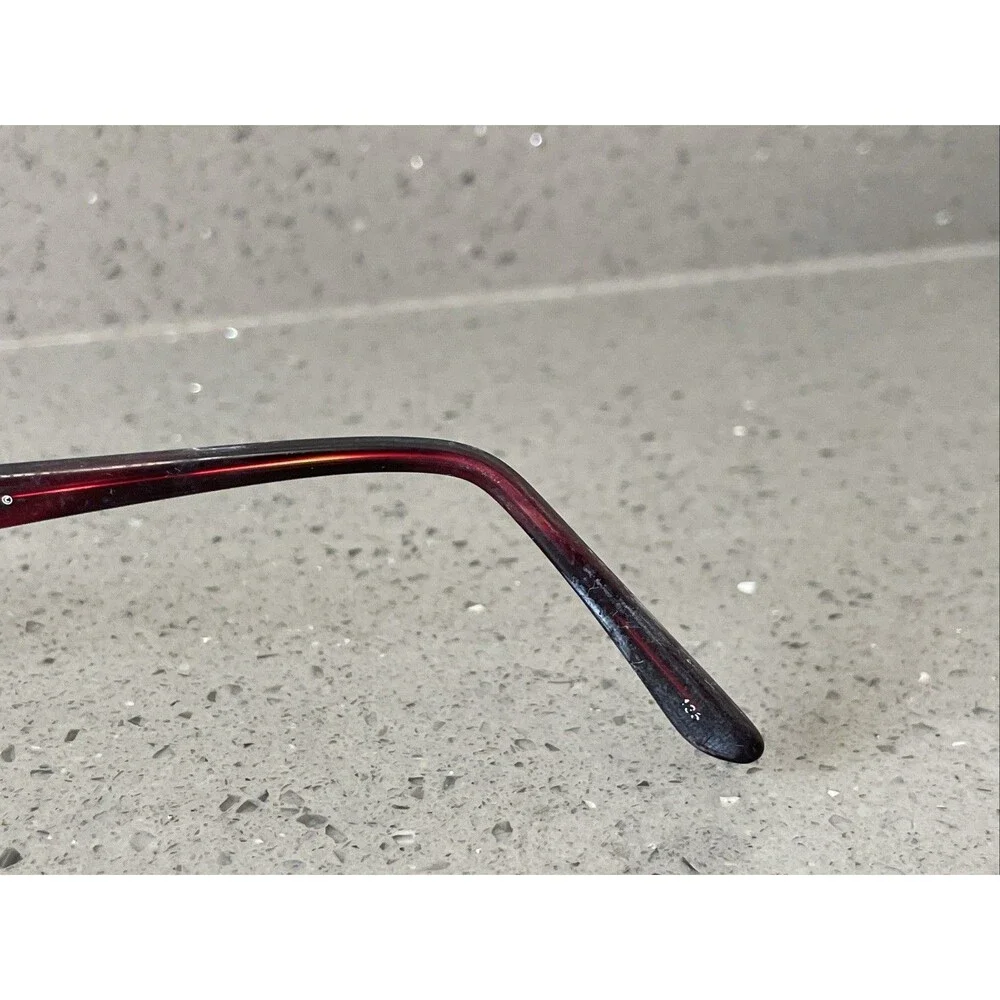 Sophia Loren M222 Eyeglasses FRAMES ONLY Zyloware 077 55-17-135 Red Full rim